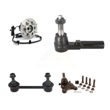 Front Left Hub Bearing Lower Ball Joint Outer Tie Rod Link Kit For 2008 Isuzu i-370 i-290 K7T-107717