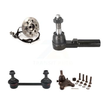Front Left Hub Bearing Lower Ball Joint Outer Tie Rod Link Kit For 2008 Isuzu i-370 i-290 K7T-107718