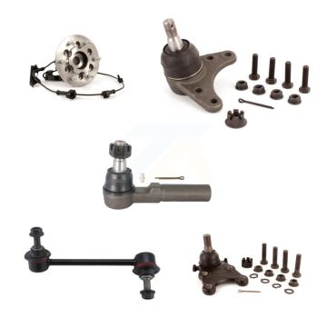 Front Left Bearing Upper Lower Ball Joint Outer Tie Rod Link Kit (5Pc) For Chevrolet GMC K7T-107735
