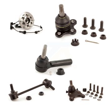 Front Left Bearing Upper Lower Ball Joint Outer Tie Rod Link Kit (5Pc) For Chevrolet GMC K7T-107736