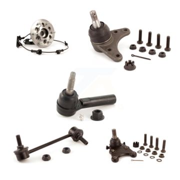 Front Left Bearing Upper Lower Ball Joint Outer Tie Rod Link Kit (5Pc) For Chevrolet GMC K7T-107737