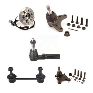 Front Left Bearing Upper Lower Ball Joint Outer Tie Rod & Link Kit (5Pc) For Isuzu i-370 K7T-107755