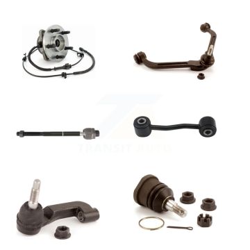 Front Left Hub Bearing Upper Arm Lower Ball Joint Tie Rod Link Kit (6Pc) For Jeep Liberty K7T-107758