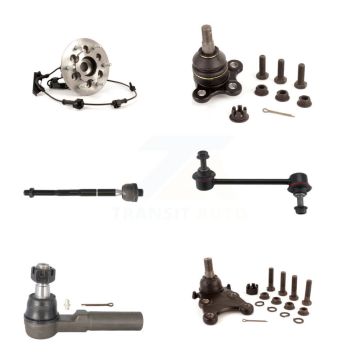 Front Left Bearing Upper Lower Ball Joint Tie Rod & Link Kit (6Pc) For Chevrolet Colorado K7T-107762