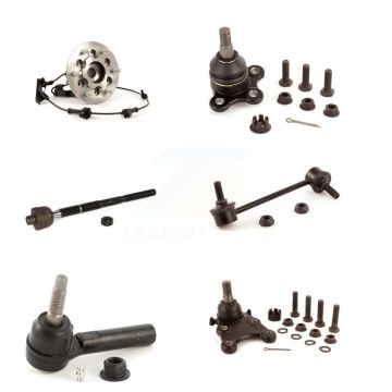 Front Left Bearing Upper Lower Ball Joint Tie Rod & Link Kit (6Pc) For Chevrolet Colorado K7T-107766