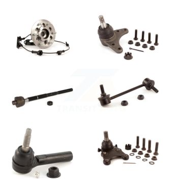 Front Left Bearing Upper Lower Ball Joint Tie Rod & Link Kit (6Pc) For Chevrolet Colorado K7T-107767