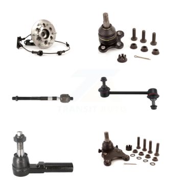 Front Left Bearing Upper Lower Ball Joint Tie Rod & Link Kit (6Pc) For Chevrolet Colorado K7T-107768