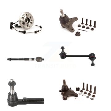 Front Left Bearing Upper Lower Ball Joint Tie Rod & Link Kit (6Pc) For Chevrolet Colorado K7T-107769