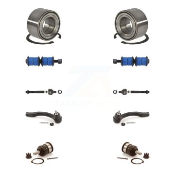 Front Wheel Bearing Lower Ball Joint Outer Inner Tie Rod Link Kit (10Pc) For Honda Civic K7T-107790