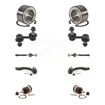 Front Bearing Lower Ball Joint Outer Inner Tie Rod End Link Kit (10Pc) For Honda Civic Si K7T-107791