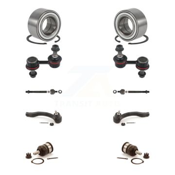 Front Bearing Lower Ball Joint Outer Inner Tie Rod & Link Kit (10Pc) For 97-01 Honda CR-V K7T-107792