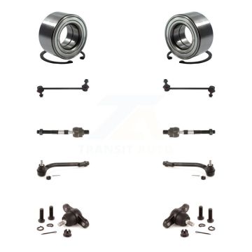 Front Bearing Lower Ball Joint Outer Inner Tie Rod End Link Kit (10Pc) For Kia Forte Koup K7T-107796