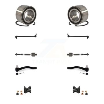 Front Wheel Bearing Lower Ball Joint Outer Inner Tie Rod Link Kit (10Pc) For Honda Civic K7T-107804