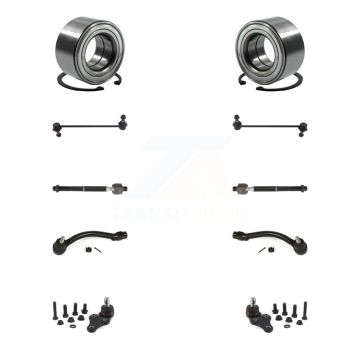 Front Wheel Bearing Lower Ball Joint Outer Inner Tie Rod Link Kit (10Pc) For Kia Soul EV K7T-107812