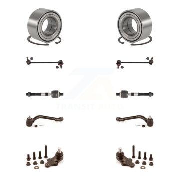 Front Bearing Lower Ball Joint Outer Inner Tie Rod Link Kit (10Pc) For Hyundai Tucson Kia K7T-107813