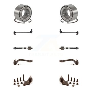 Front Bearing Lower Ball Joint Outer Inner Tie Rod End Link Kit (10Pc) For Hyundai Sonata K7T-107815