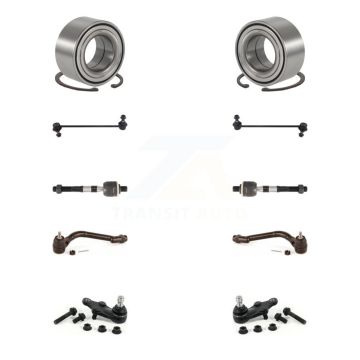 Front Wheel Bearing Lower Ball Joint Outer Inner Tie Rod Link Kit (10Pc) For Kia Sportage K7T-107816