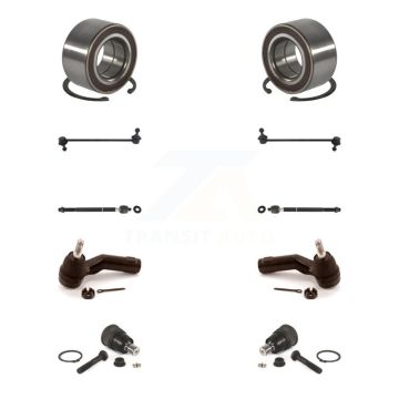 Front Bearing Lower Ball Joint Outer Inner Tie Rod End Link Kit (10Pc) For Mazda 3 Sport K7T-107819