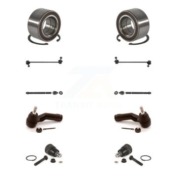 Front Bearing Lower Ball Joint Outer Inner Tie Rod End Link Kit (10Pc) For Mazda 3 Sport K7T-107821