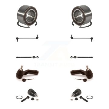 Front Bearing Lower Ball Joint Outer Inner Tie Rod & Sway Bar Link Kit (10Pc) For Mazda 3 K7T-107823