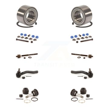 Front Wheel Bearing Lower Ball Joint Outer Inner Tie Rod Link Kit (10Pc) For Toyota Echo K7T-107824