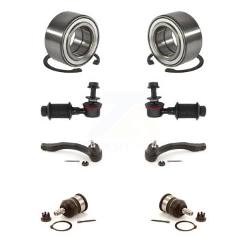 Front Bearing Lower Ball Joint Outer Tie Rod & Link Kit (8Pc) For Acura Integra EL Honda K7T-107829