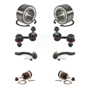 Front Bearing Lower Ball Joint Outer Tie Rod Link Kit (8Pc) For 1999-2000 Honda Civic Si K7T-107832