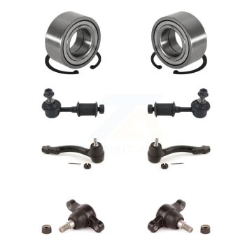 Front Bearing Lower Ball Joint Outer Tie Rod End Link Kit (8Pc) For 2004-2006 Kia Amanti K7T-107841