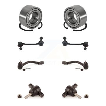 Front Bearing Lower Ball Joint Outer Tie Rod & Link Kit (8Pc) For 2007-2011 Hyundai Azera K7T-107842