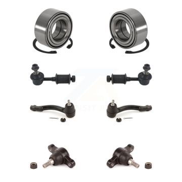 Front Bearing Lower Ball Joint Outer Tie Rod Link Kit (8Pc) For Hyundai Sonata Kia Optima K7T-107844