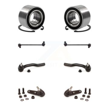 Front Bearing Lower Ball Joint Outer Tie Rod Link Kit (8Pc) For Chevrolet Aveo Pontiac G3 K7T-107846