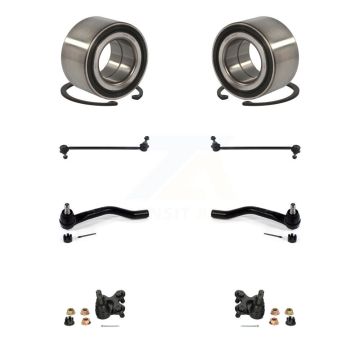 Front Bearing Lower Ball Joint Outer Tie Rod End Sway Bar Link Kit (8Pc) For Honda Civic K7T-107848