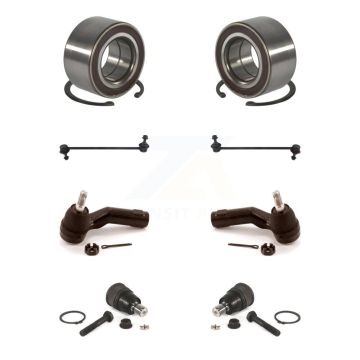 Front Bearing Lower Ball Joint Outer Tie Rod & Sway Bar Link Kit (8Pc) For Mazda 3 Sport K7T-107851