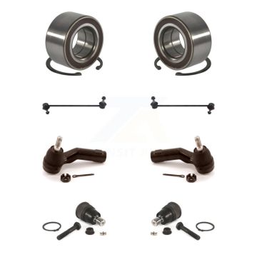 Front Bearing Lower Ball Joint Outer Tie Rod & Link Kit (8Pc) For 2010-2013 Mazda 3 Sport K7T-107853