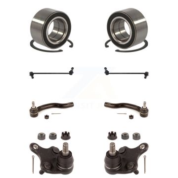 Front Wheel Bearing Lower Ball Joint Outer Tie Rod & Link Kit (8Pc) For 2010 Lexus HS250h K7T-107857