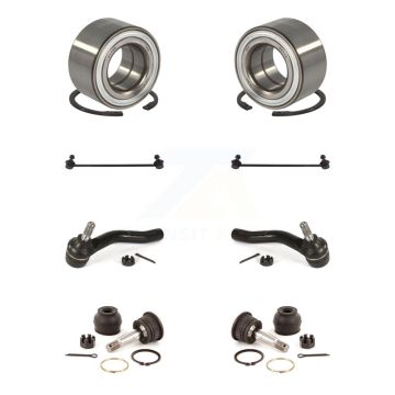 Front Bearing Lower Ball Joint Outer Tie Rod End Link Kit (8Pc) For Toyota Yaris Prius C K7T-107858
