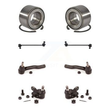 Front Bearing Lower Ball Joint Outer Tie Rod Link Kit (8Pc) For 2003-2008 Toyota Corolla K7T-107860