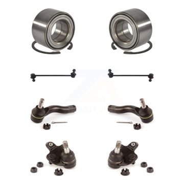 Front Wheel Bearing Lower Ball Joint Outer Tie Rod Link Kit (8Pc) For 2005-2010 Scion tC K7T-107861