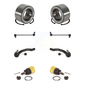 Front Bearing Lower Ball Joint Outer Tie Rod End Link Kit (8Pc) For Honda Pilot Acura MDX K7T-107872