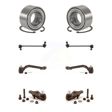 Front Bearing Lower Ball Joint Outer Tie Rod Link Kit (8Pc) For Kia Optima Hyundai Sonata K7T-107875