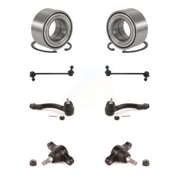 Front Wheel Bearing Lower Ball Joint Outer Tie Rod Sway Bar Link Kit (8Pc) For Kia Optima K7T-107881