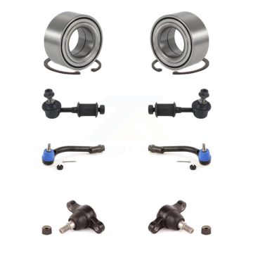 Front Wheel Bearing Lower Ball Joint Outer Tie Rod Sway Bar Link Kit (8Pc) For Kia Optima K7T-107882