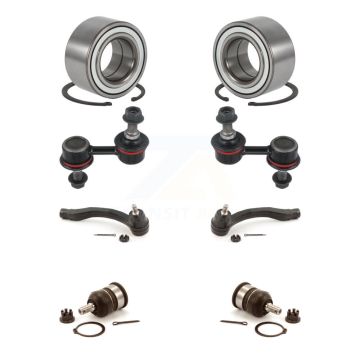Front Bearing Lower Ball Joint Outer Tie Rod End Link Kit (8Pc) For 1997-2001 Honda CR-V K7T-107884