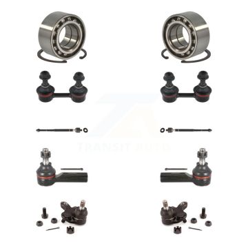 Front Bearing Lower Ball Joint Outer Inner Tie Rod Link Kit (10Pc) For Toyota Corolla Geo K7T-107891