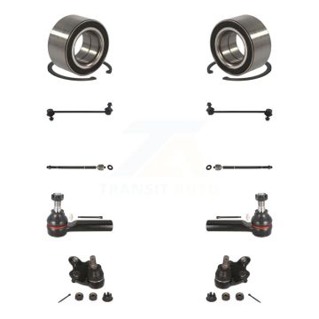 Front Bearing Lower Ball Joint Outer Inner Tie Rod End Link Kit (10Pc) For Toyota Matrix K7T-107897