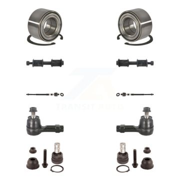 Front Bearing Lower Ball Joint Outer Inner Tie Rod Link Kit (10Pc) For Mitsubishi Lancer K7T-107900