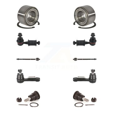 Front Bearing Lower Ball Joint Outer Inner Tie Rod End Link Kit (10Pc) For Nissan Sentra K7T-107902