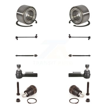 Front Bearing Lower Ball Joint Outer Inner Tie Rod Link Kit (10Pc) For Ford Escape Mazda K7T-107903
