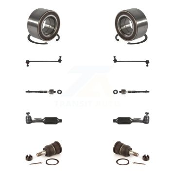 Front Bearing Lower Ball Joint Outer Inner Tie Rod End Link Kit (10Pc) For Honda Odyssey K7T-107909