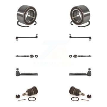 Front Bearing Lower Ball Joint Outer Inner Tie Rod End Link Kit (10Pc) For Honda Odyssey K7T-107910